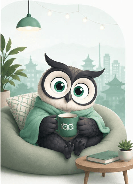 100kada owl mascot
